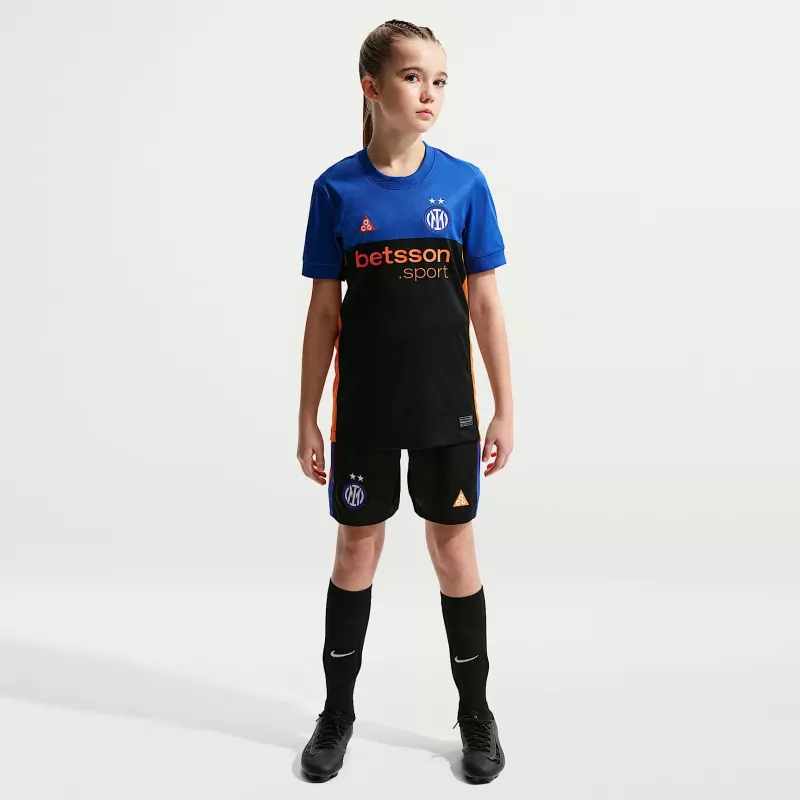 Nike Inter Milan 2026 Stadium SE kinderen voetbalshirt - zwart/blauw - maat L