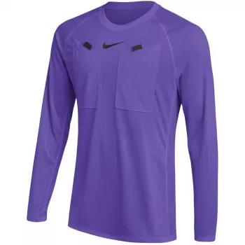 Nike Dri-FIT Referee III heren voetbal scheidsrechtertrui met lange mouwen - Court Purple/wit - XL