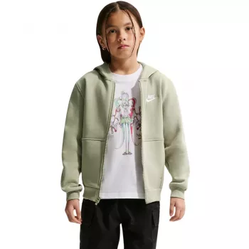 Nike Sportswear Club Fleece Kinderen Hoodie in Barely Green, L