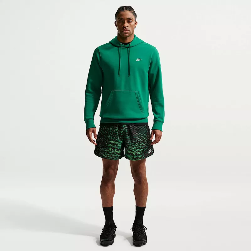 Nike Club Fleece Heren Hoodie Malachietgroen Maat S