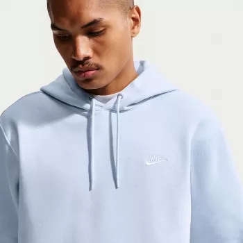 Nike Club Fleece Heren Hoodie Baltic Blue FN3859-407 Maat L