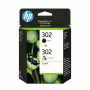HP 302 2-pack zwart/driekleurig originele inktcartridges