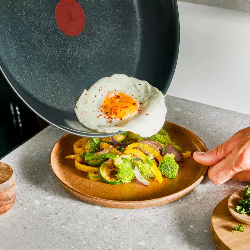 Tefal Emotion roestvrijstalen pannenset, 2-delig, 24/28 cm