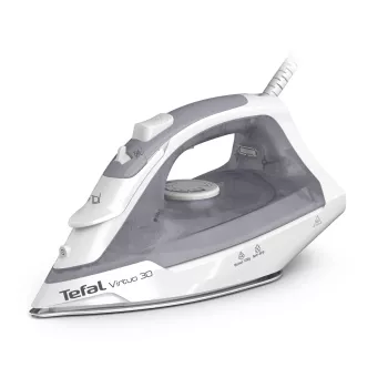 Tefal Easygliss Eco FV5782 stoomstrijkijzer met Durilium Airglide strijkzool, 2800 W, 260 g/min stoomstoot, eco-modus, zwart/groen