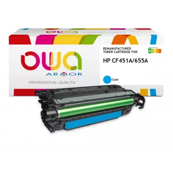 ARMOR OWA compatibele tonercartridge voor HP CF451A cyaan (10.500 pagina's)