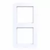 Hager WAD7200WG 2-voudig raam, C.1 design, lichtwit glanzend