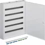 Hager FW536WT opbouw verdeelkast, 5 rijen, 180 modules, IP40, wit