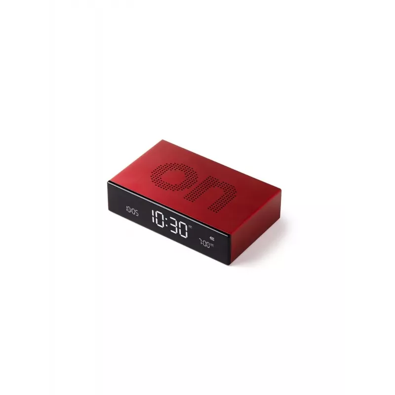 Lexon Flip Premium dubbelzijdige wekker rood LR152R