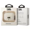 Karl Lagerfeld AirPods Pro hoesje transparant met Karl-hoofd-silhouet