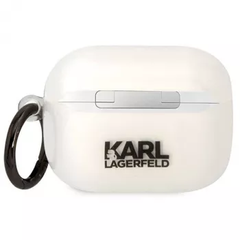 Karl Lagerfeld KLAPHNCHTCT AirPods Pro hoesje transparant Ikonik Choupette