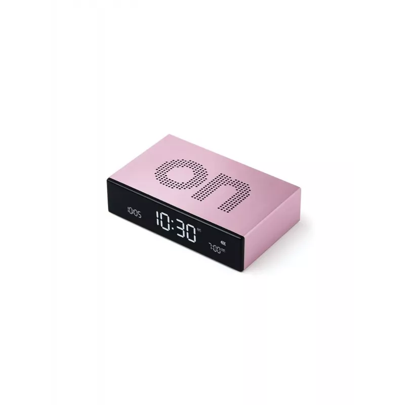 Lexon Flip Premium digitale wekker lichtroze LR152LP