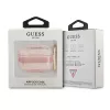 GUESS AirPods Pro hoesje met draagriem roze Strap Collection