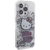 Hello Kitty HKHCP13LHDGPHT iPhone 13 Pro / 13 6,1 inch witte hardcase IML Kitty On Bricks Graffiti