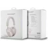 GUESS PU-leer 4G Triangle Logo Bluetooth stereohoofdtelefoon roze