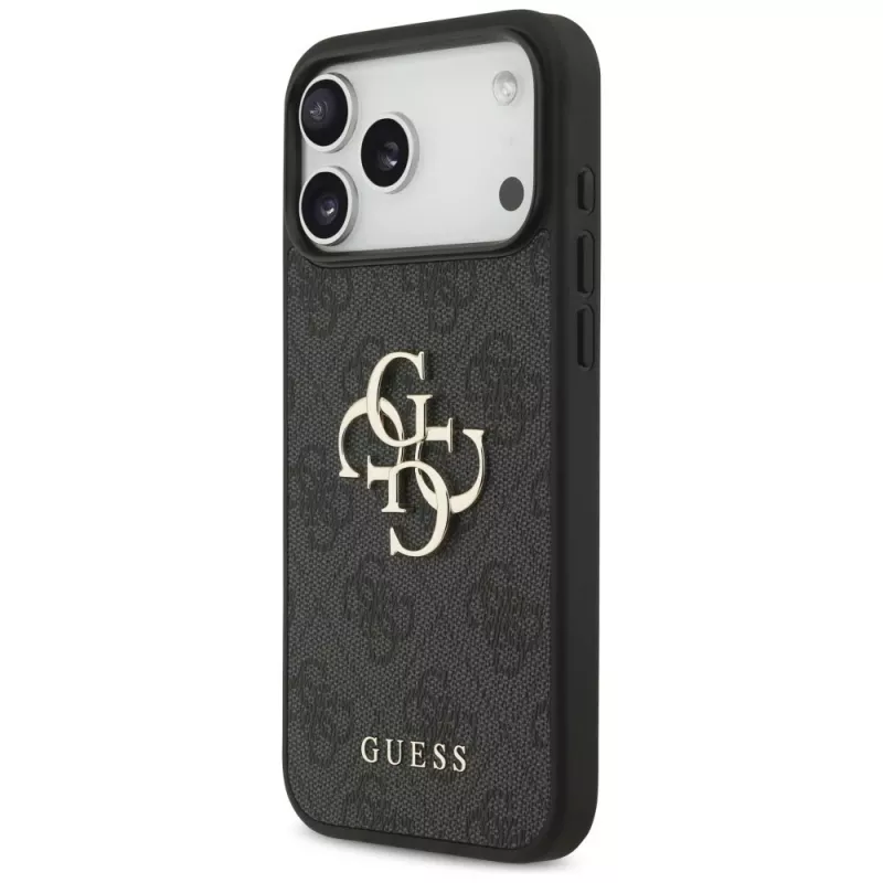 GUESS 4G Big Logo hoesje voor iPhone 17 Pro Max / 18 Pro Max - zwart