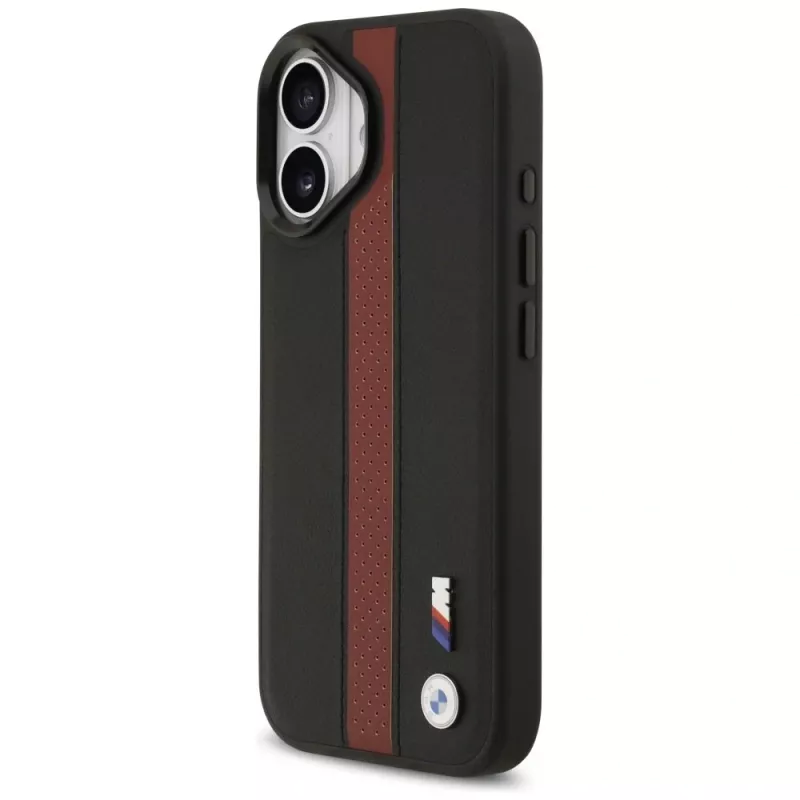 BMW M Perforated Stripe Logo MagSafe-hoesje voor iPhone 17 - rood