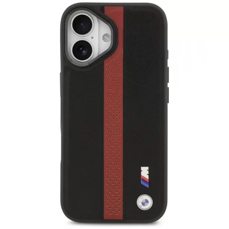 BMW M Perforated Stripe Logo MagSafe-hoesje voor iPhone 17 - rood