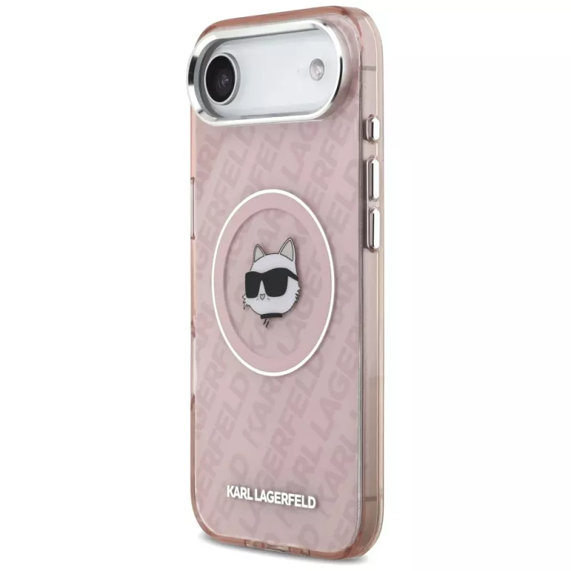 Karl Lagerfeld IML Choupette Head Logo MagSafe-hoesje voor iPhone Air roze