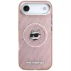 Karl Lagerfeld IML Choupette Head Logo MagSafe-hoesje voor iPhone Air roze