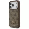 GUESS 4G Small Classic Logo MagSafe-hoesje voor iPhone 18 Pro / 17 Pro - bruin