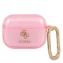 Guess GUAPUCG4GP AirPods Pro hoesje roze glittercollectie