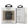 Guess GUA2SSSK AirPods 1/2 hoesje zwart siliconen Vintage Script