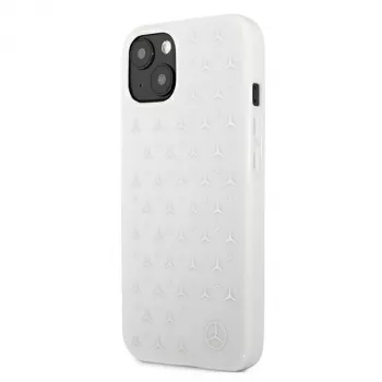 Mercedes-Benz Silver Stars hardcase voor iPhone 13/14/15 6,1 inch - wit
