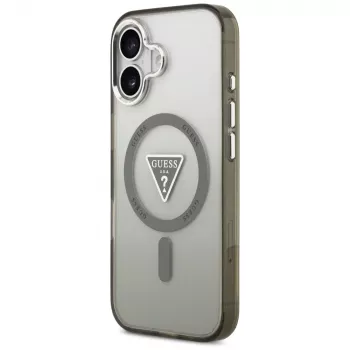 GUESS IML Gradient Triangle Logo MagSafe-hoesje voor iPhone 17 - khaki