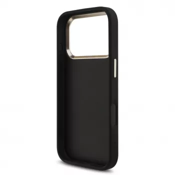 GUESS 4G Big Logo Classic hardcase voor iPhone 17 Pro / 18 Pro - zwart & goud