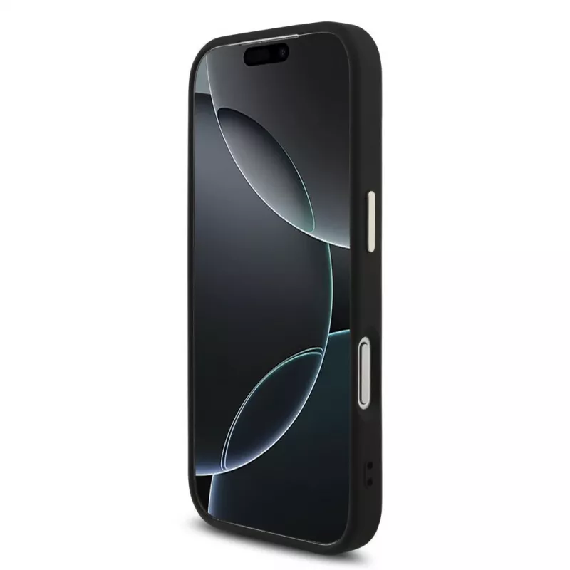 GUESS 4G Big Logo Classic hardcase voor iPhone 17 Pro / 18 Pro - zwart & goud