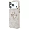 GUESS 4G & Big Resin Logo hoesje voor iPhone 17 Pro / 18 Pro - roze