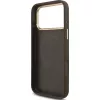GUESS 4G Triangle Logo MagSafe-hoesje voor iPhone 17 Pro Max - bruin & goud