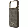 GUESS 4G Triangle Logo MagSafe-hoesje voor iPhone 17 Pro Max - bruin & goud