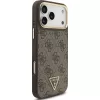 GUESS 4G Triangle Logo MagSafe-hoesje voor iPhone 17 Pro Max - bruin & goud