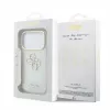GUESS 4G Script Metal beschermhoesje voor iPhone 18 Pro Max / 17 Pro Max - wit