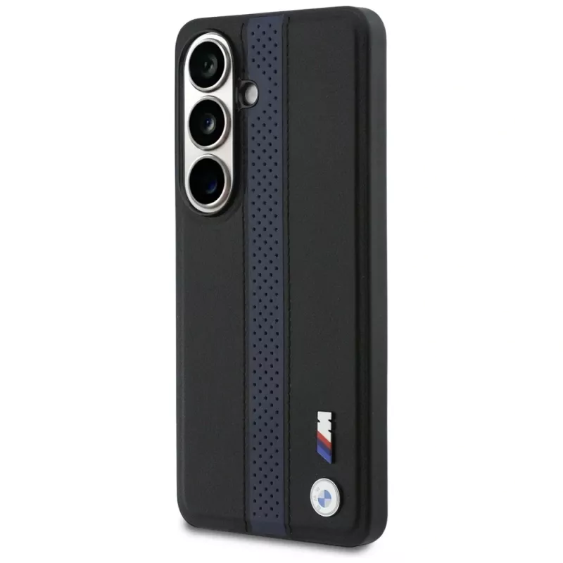 BMW Perforated Stripe Logo MagSafe-hoesje voor Samsung Galaxy S26 - blauw
