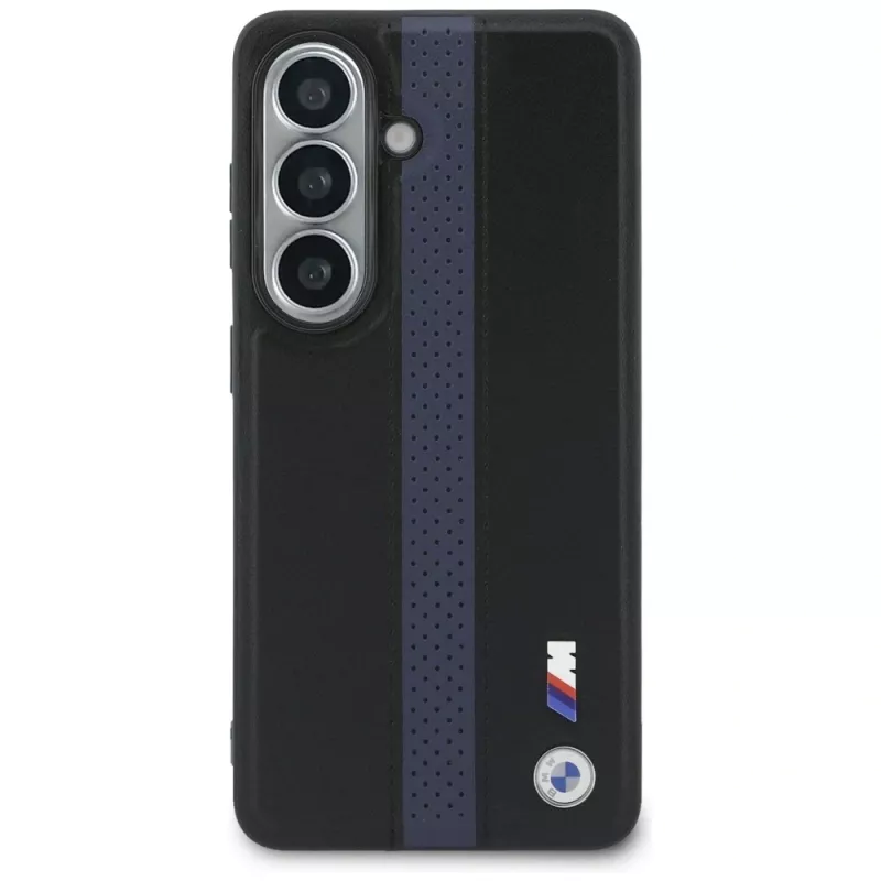 BMW Perforated Stripe Logo MagSafe-hoesje voor Samsung Galaxy S26 - blauw