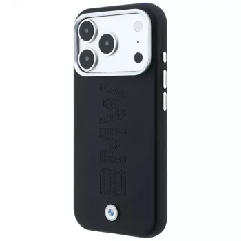 BMW Sign Centered Deboss MagSafe-hoesje voor iPhone 18 Pro Max / 17 Pro Max - zwart