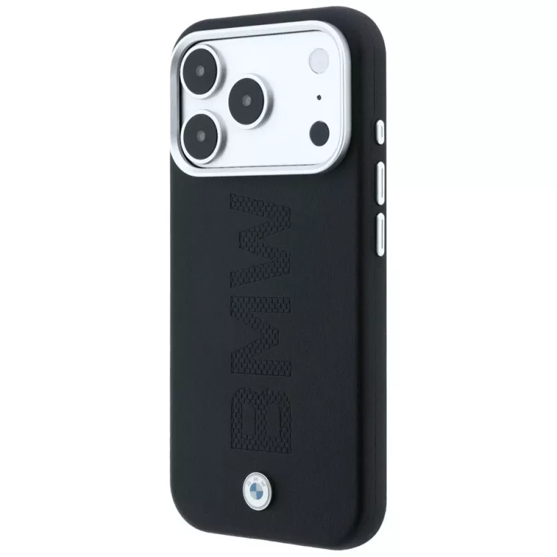 BMW Sign Centered Deboss MagSafe-hoesje voor iPhone 18 Pro Max / 17 Pro Max - zwart