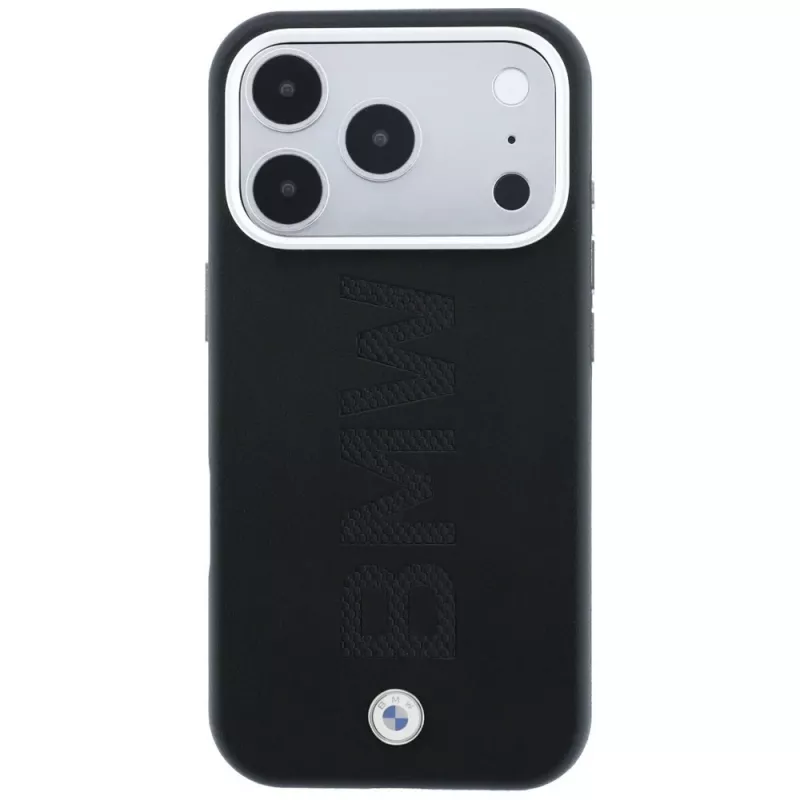 BMW Sign Centered Deboss MagSafe-hoesje voor iPhone 18 Pro Max / 17 Pro Max - zwart