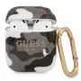 Guess GUA2UCAMG AirPods 1/2 hoesje zwart Camo-collectie