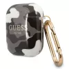 Guess GUA2UCAMG AirPods 1/2 hoesje zwart Camo-collectie