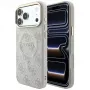 GUESS Embossed 4G Classic MagSafe-hoesje voor iPhone 17 Pro Max / 18 Pro Max - roze