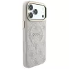 GUESS Embossed 4G Classic MagSafe-hoesje voor iPhone 17 Pro Max / 18 Pro Max - roze