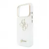 GUESS IML 4G Script Metal MagSafe-hoesje voor iPhone 18 Pro / 17 Pro, Wit