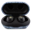 GUESS GUTWSP4EGB True Wireless Bluetooth-oordopjes met oplaaddock, ENC, blauw metaal
