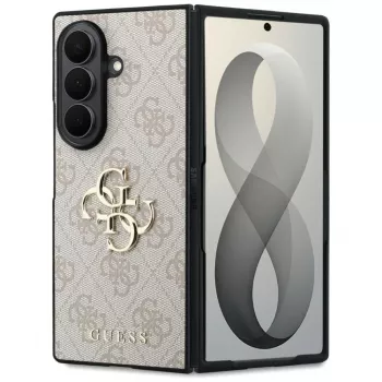 Guess Big 4G Logo PU-hoesje voor Samsung Galaxy Z Fold 8 Ultra – roze