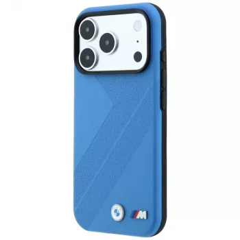 BMW M Tire Track Metaal-logo MagSafe-hoesje voor iPhone 18 Pro / 17 Pro - blauw