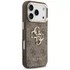 GUESS 4G Big Logo Classic telefoonhoesje voor iPhone 17 Pro Max / 18 Pro Max - bruin & goud