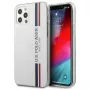 U.S. Polo Assn. USHCP12MPCUSSWH iPhone 12/12 Pro 6,1 inch wit Tricolor Collection hardcase